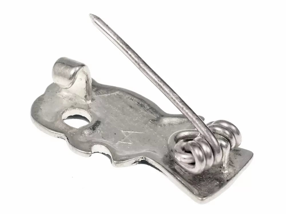 Franská ptačí fibula, 6. století, Comtesse de Béhague, bronz