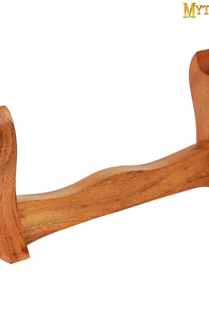 Soporte de mesa de madera para espada