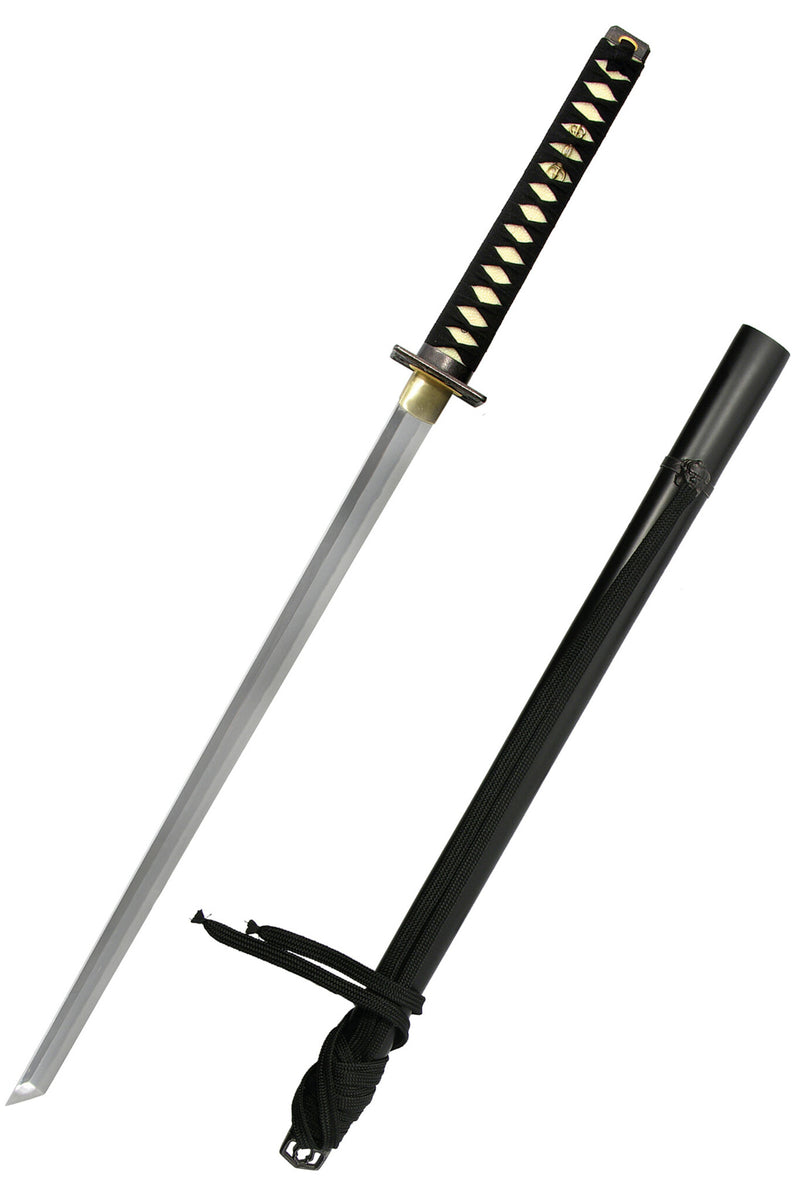 Ninja Katana mit weißem Same, stumpf (battle-ready)