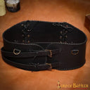 Large ceinture viking, brun