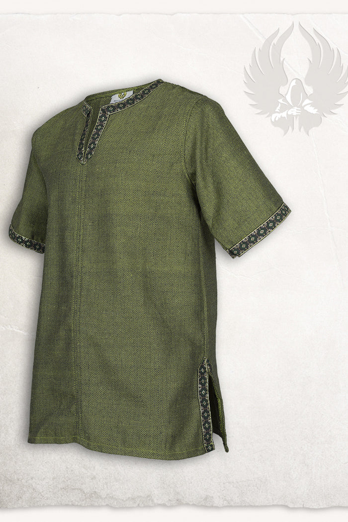 Sigbert tunic herringbone, green