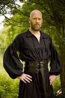 Cintura larga da vita, marrone