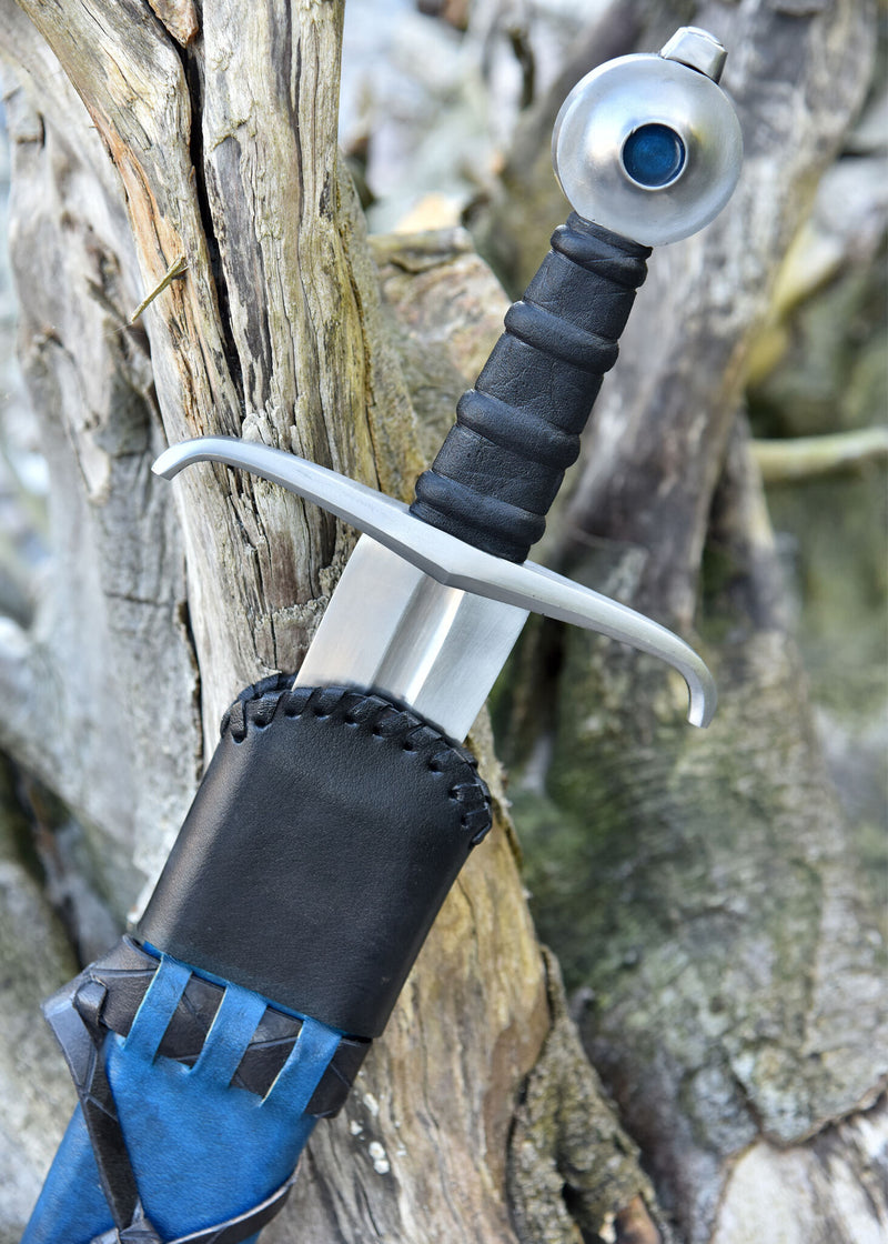 Castillon-sværd med skede, 15. århundrede, semi-skarpt