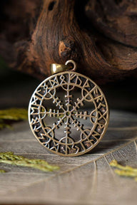 Viking hanger Aegisjalmur, brons