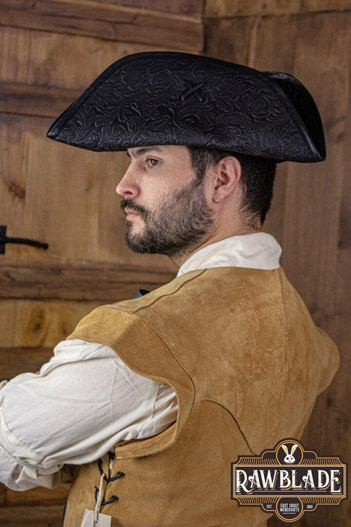 Klobouk Jack Rackham, deluxe, černý