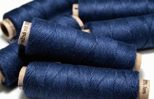 Leinengarn dunkelblau 50 m