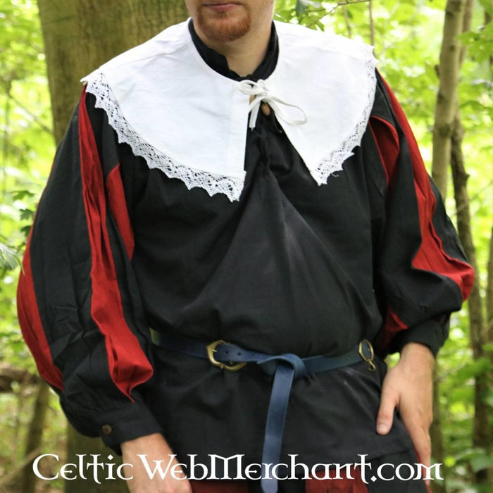 17th century collar Leonard white