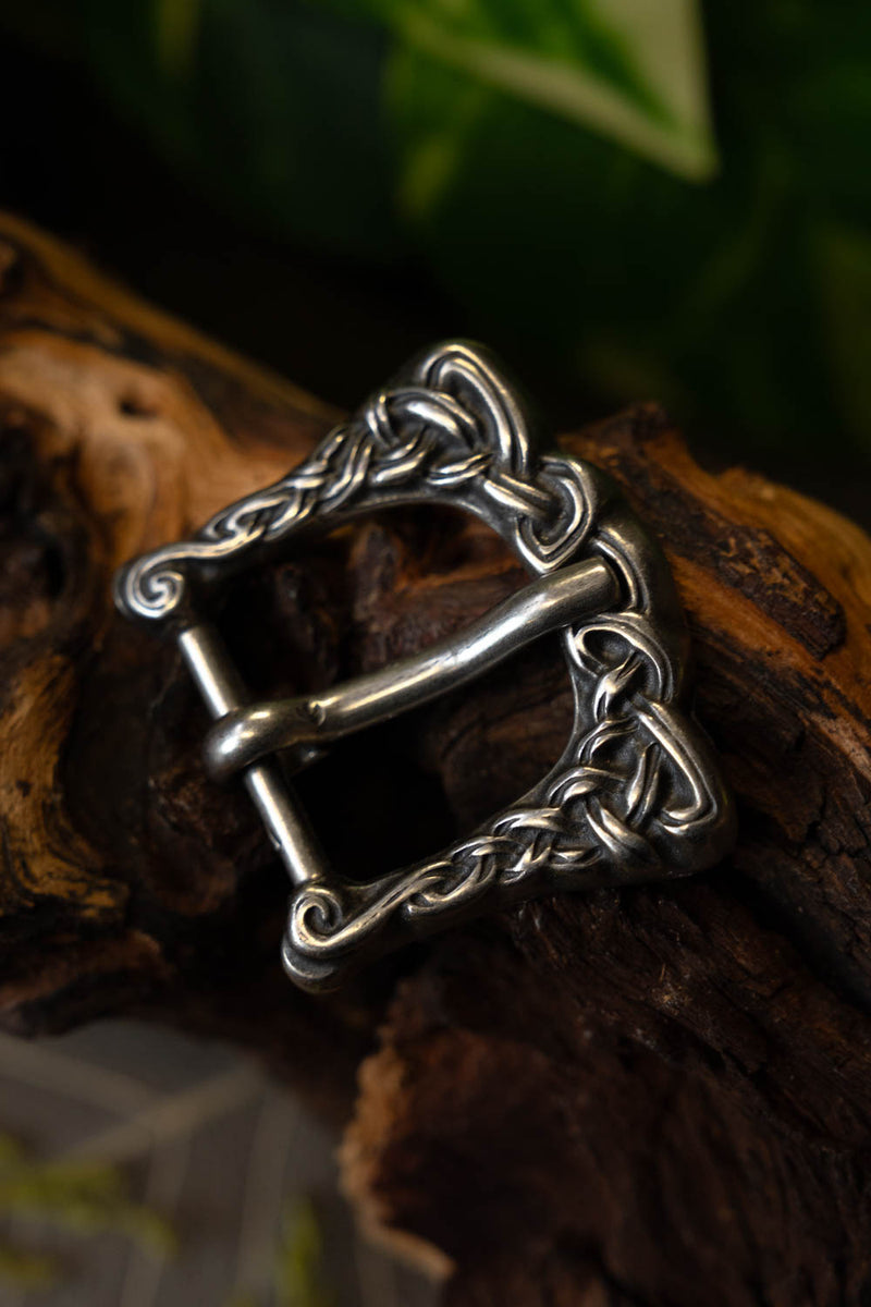 Anglo-Scandinavian buckle, silvered