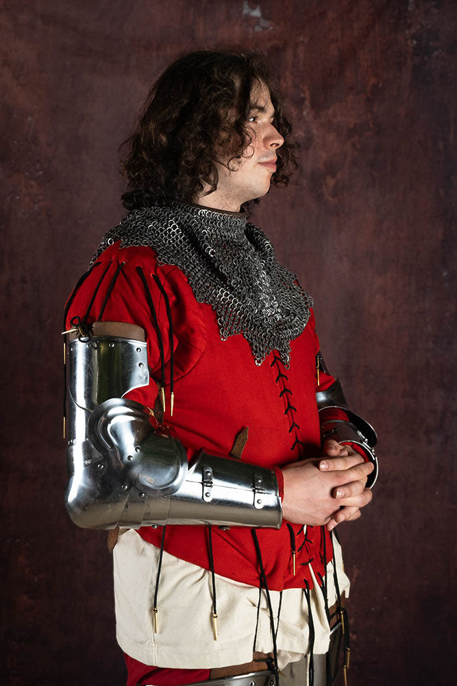 Vambraces, armpansar, 1450–1550, 1,6 mm