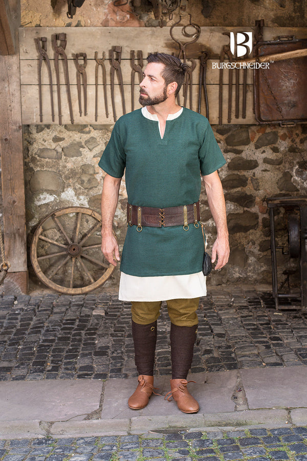 Viking tunic Aegir, green