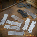 Placas lamelares germano-bizantinas 8,5 x 2,5 cm, 100 piezas