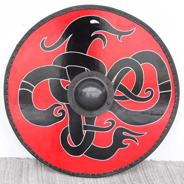 Bouclier viking dragon, 76 cm