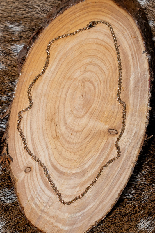 Łańcuch ogniwowy 41 cm, brąz