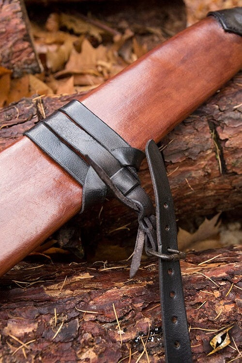 LARP Schwertscheide, Größe M, rechts, braun