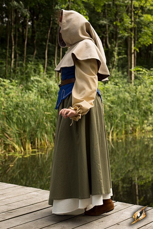 Chaperon médiévale Erhard, beige