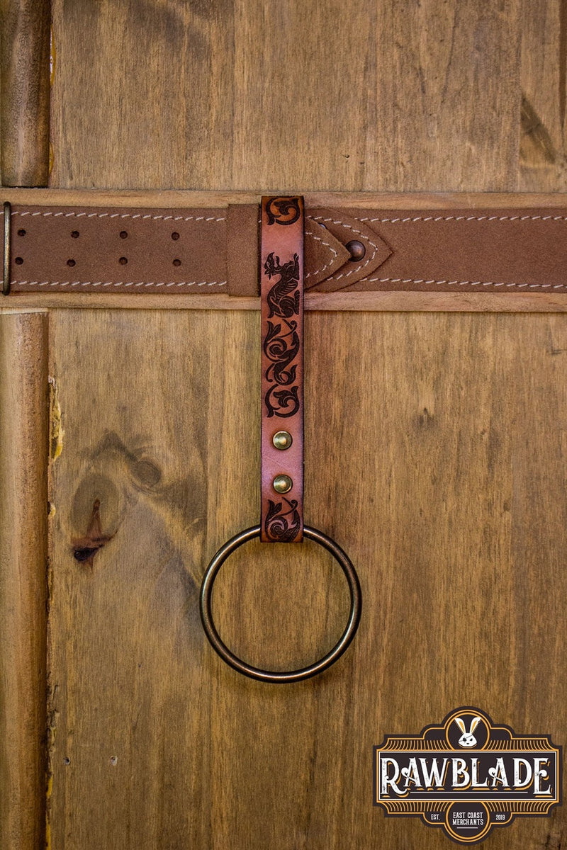 Uchwyt pierścieniowy Aquitania – brązowy