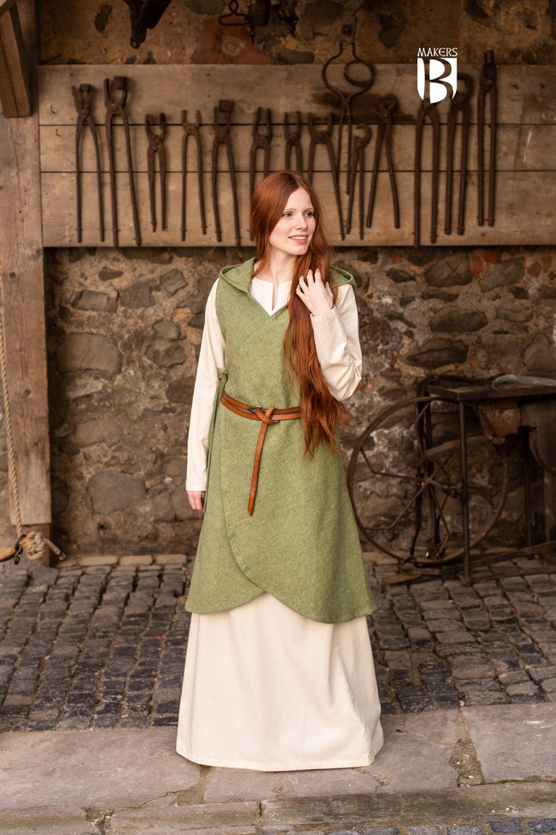 Suknia wierzchnia Runa, lipowo-zielona