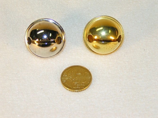 Clochette médiévale 11 mm, argentée