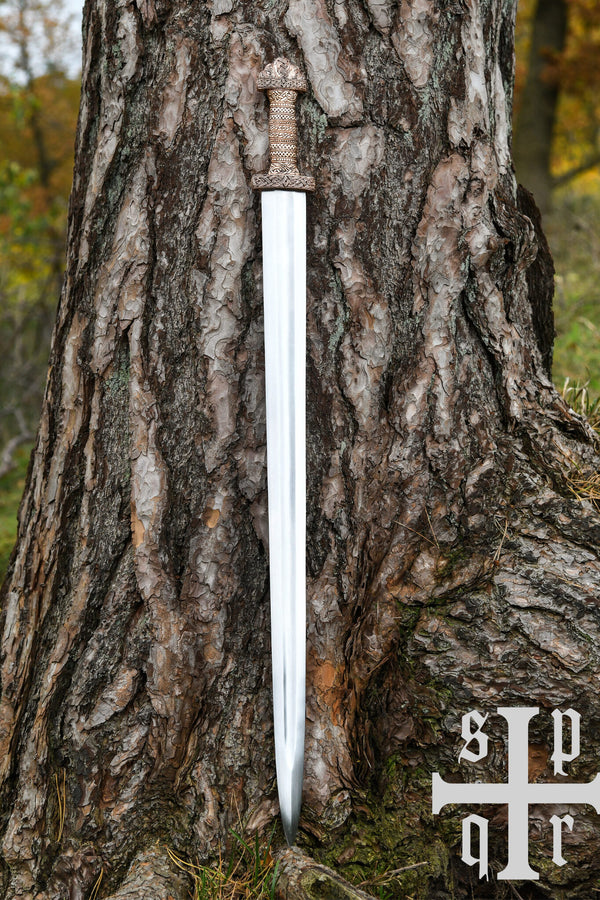 Vendel sword Gotland (Broa), 8th century, semi-sharp