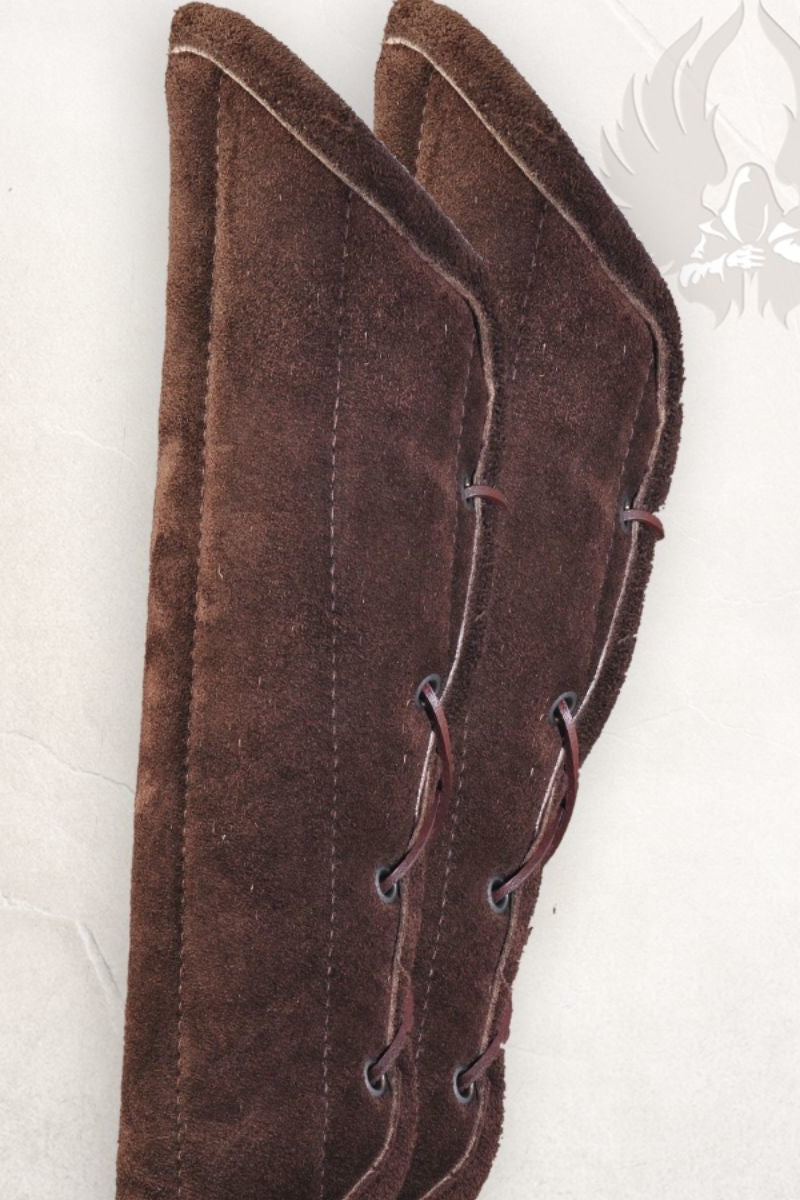Gambeson-armbeskyttere Leopold, ruskind, brun