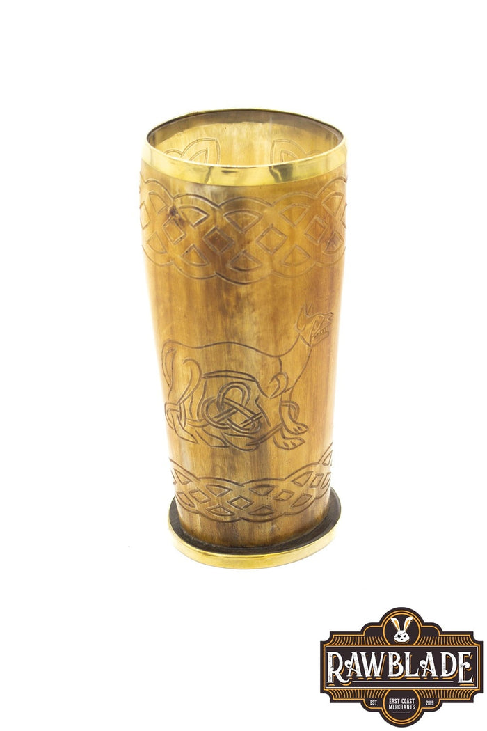 Hoorn mok Keltische hond, 300-500 ml