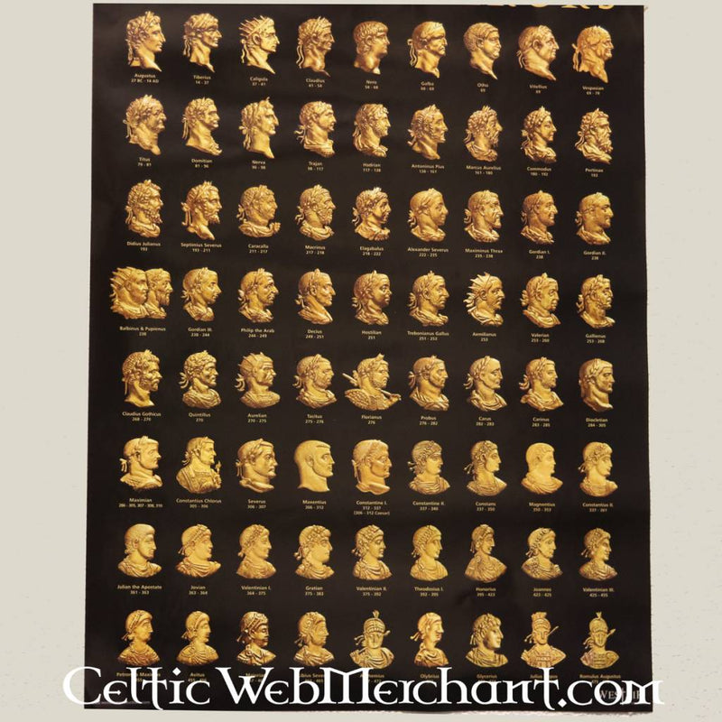 Poster Roman emperors