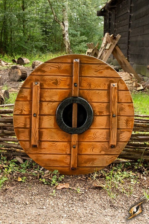 LARP Viking rondschild Odin's raven
