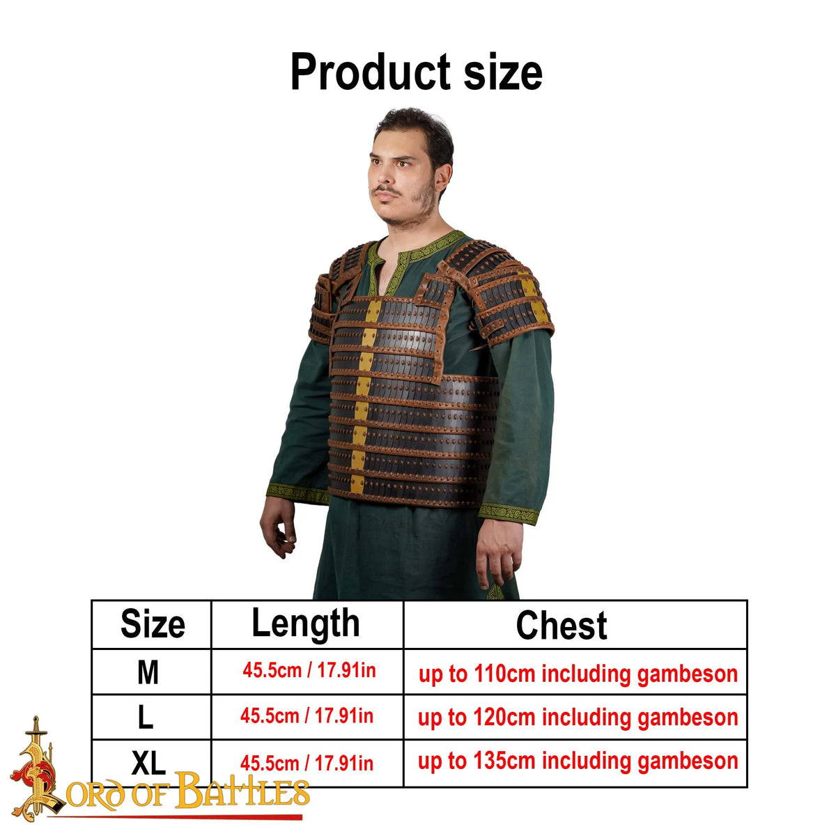 Vikingelamelpanser Visby, bronzeret