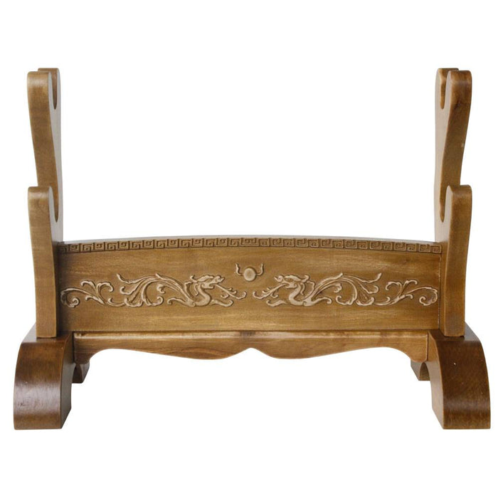 Soporte dragón para dos espadas samurái