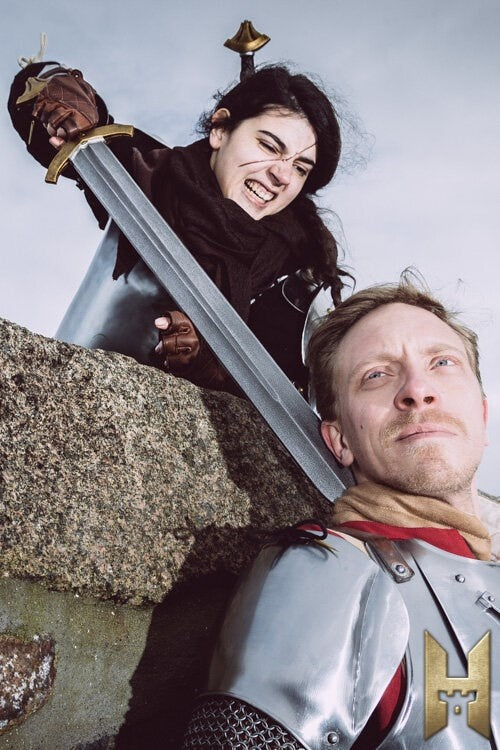 LARP sword Army Gold 87 cm