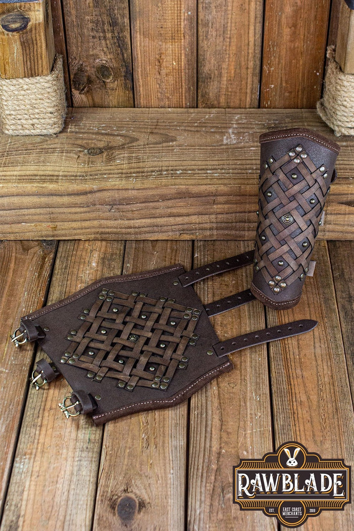 Brawley bracers, underarmsbeskyttere – brun