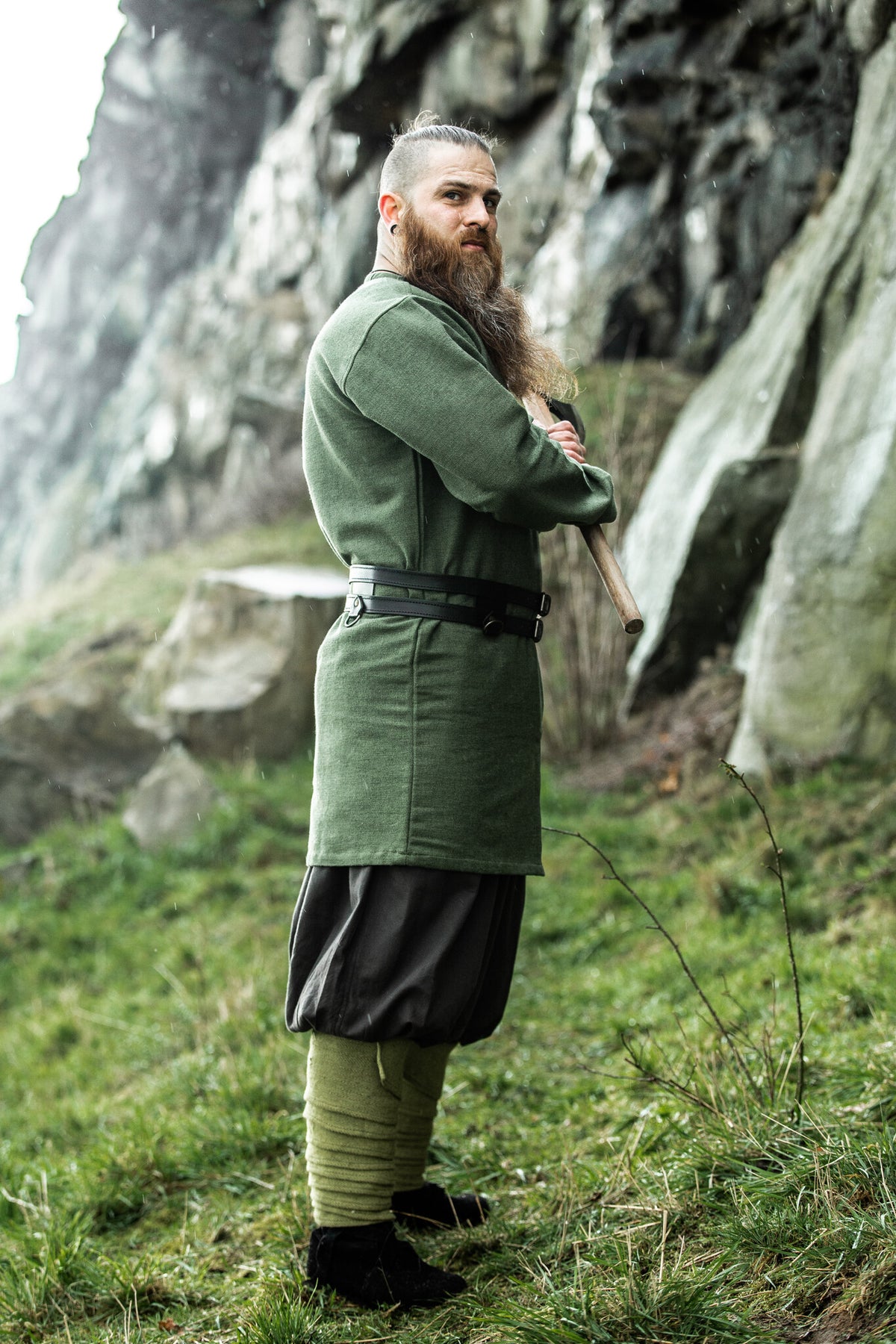 Vikingatunika Balduin, grön