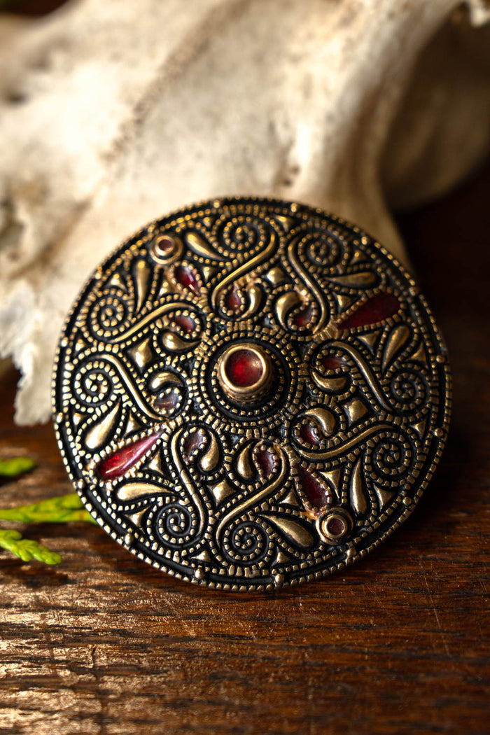 Keltu broche Auvers Sur Oise, bronza