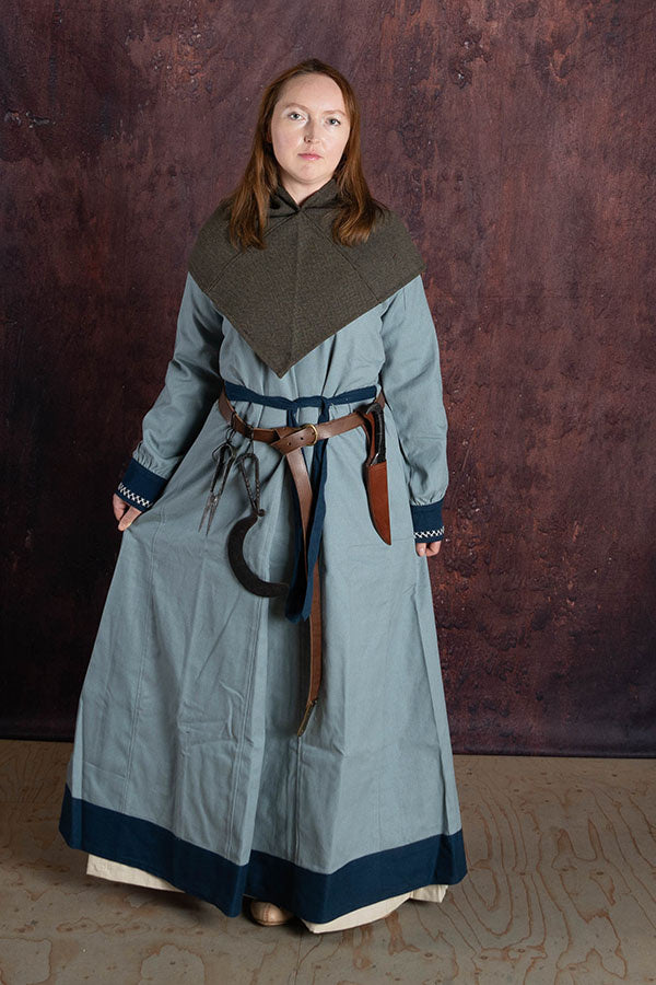 Ledergürtel mit Ringschließe, 155 cm, braun