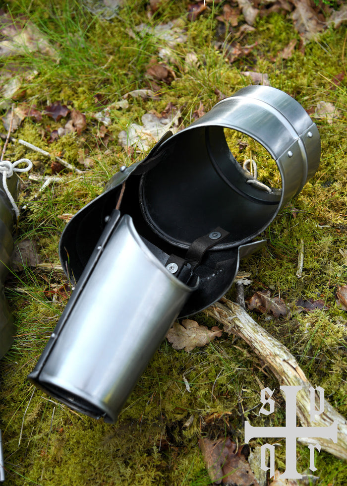 Milanese vambraces met grote couters, 1.5 mm