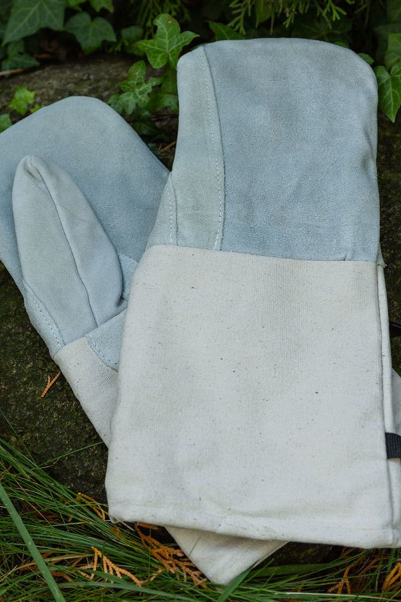 Gants de cuisine médiévaux blanc