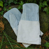 Middeleeuwse keuken handschoenen wit