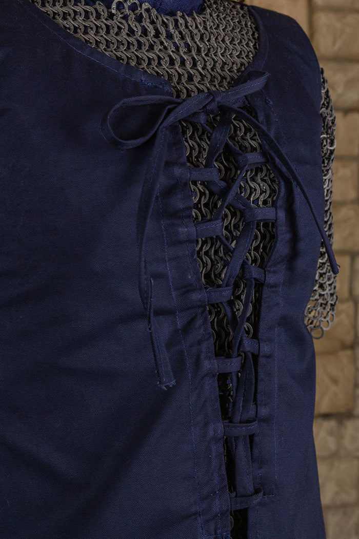 Mittelalterliches Überkleid Leandra, blau