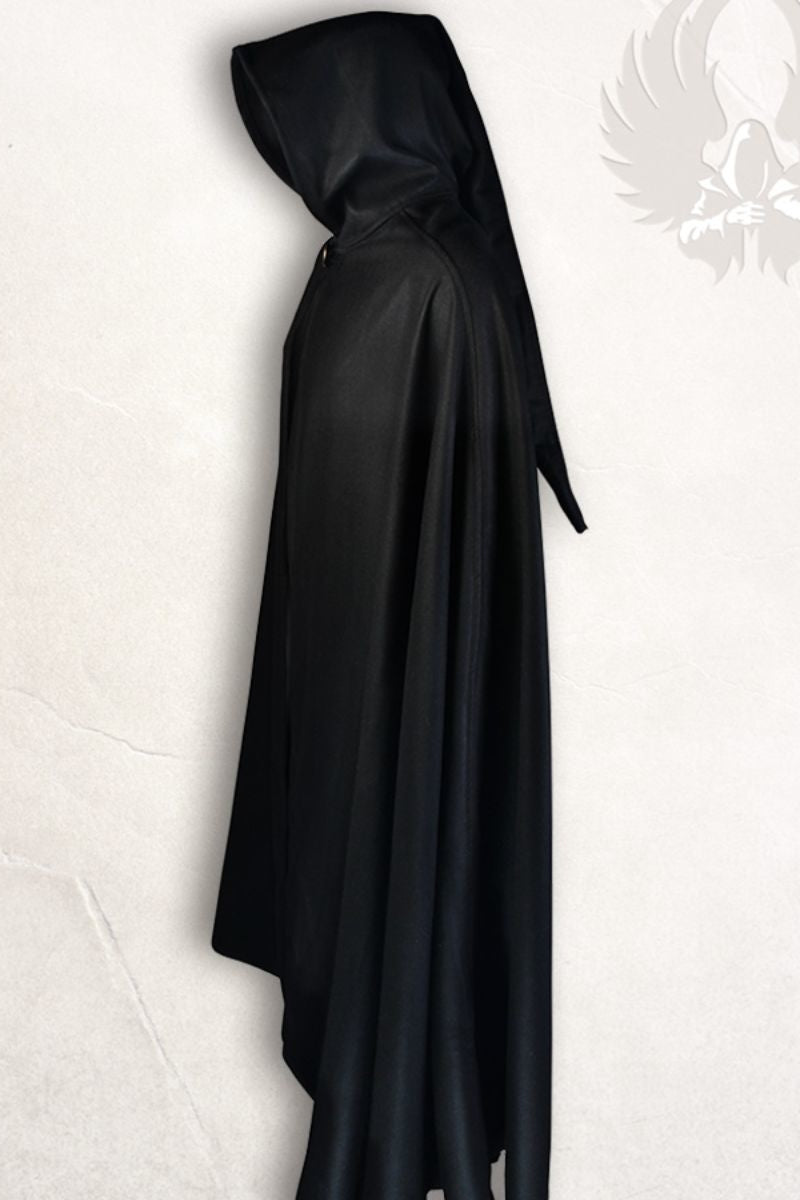 Cloak Gora, black, wool blend