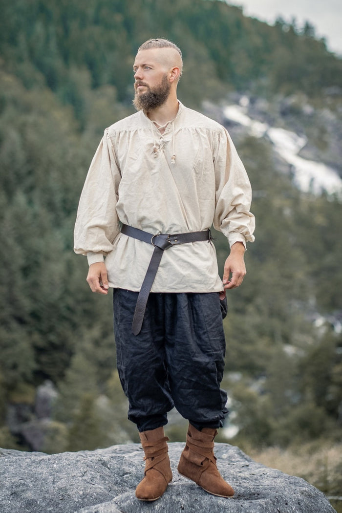 Middelalderlig skjorte, creme