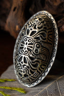 Vikingeskildpaddebroche Finland, forsølvet, pris pr. stk.