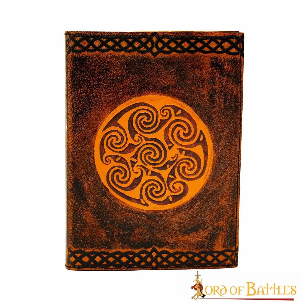 Celtic leather book