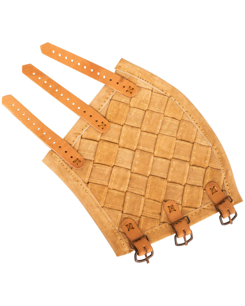 Sigurd vikingabracers, underarmsskydd, sandfärg