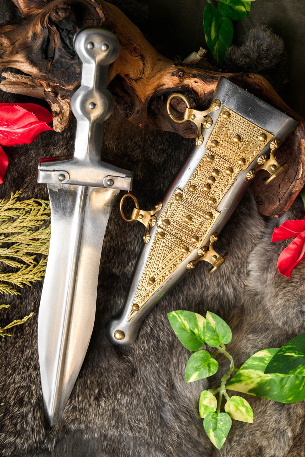 Pugio, 1. Jahrhundert, Typ 1, halbscharf