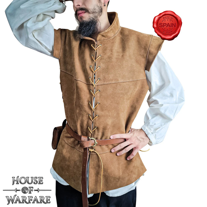 Buff coat du XVIIe siècle Philip, marron