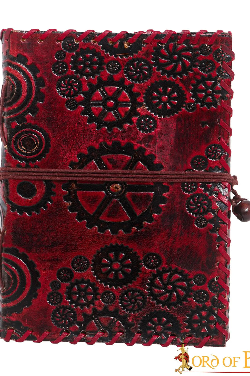 Lederbuch Steampunk mit antiken Seiten