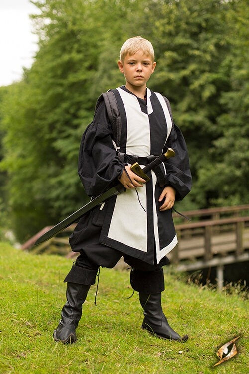 Våbenkjortel Geoffrey, sort-hvid