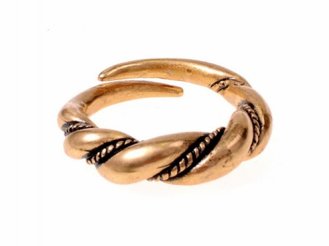 Viking ring Birka, bronze