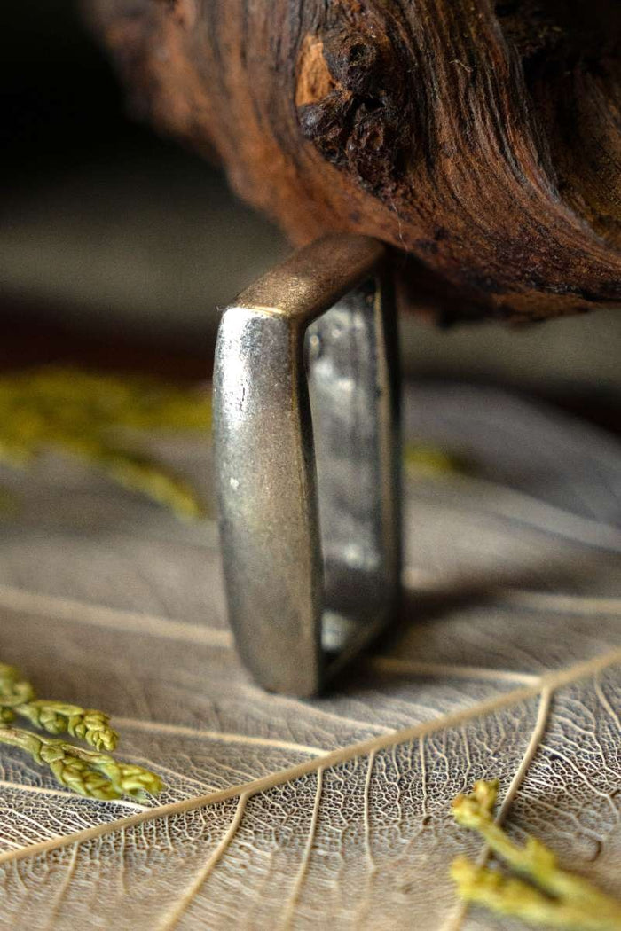 Riemlus, verzilverd, 2 cm riemen