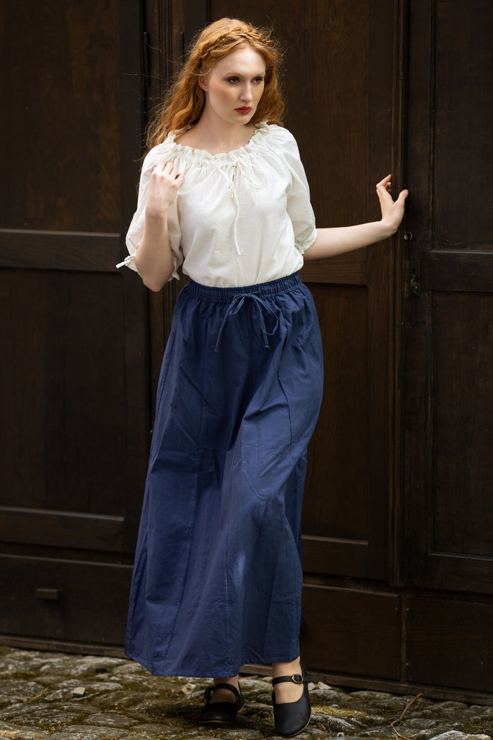 Baroque blouse Rosamund, white